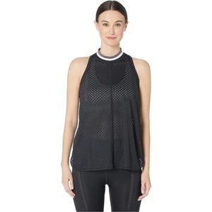 ADIDAS STELLA MCCARTNEY Black Train Mesh Tank Top